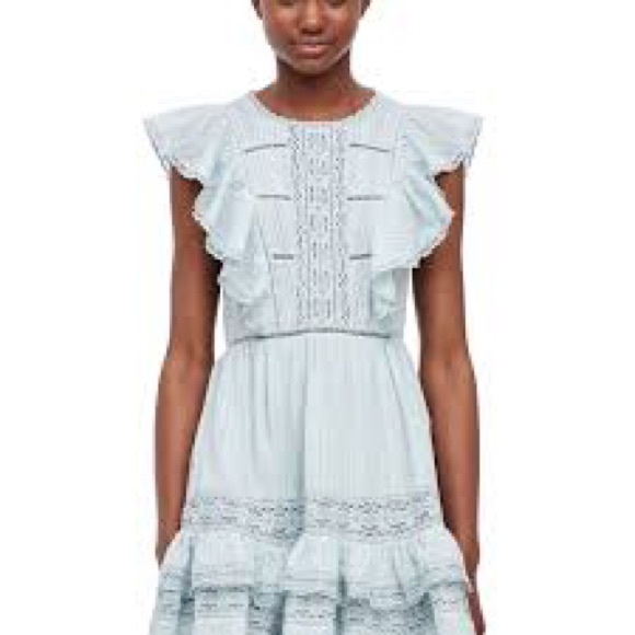 Rebecca Taylor Dress pale blue size 6 - Picture 1 of 9